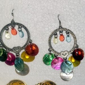 Dangle Heart Earringa